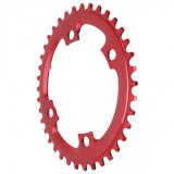 Absolute Black  4x110BCD Asym CX Oval Chainring
