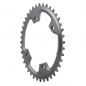 Absolute Black  4x110BCD Asym CX Oval Chainring