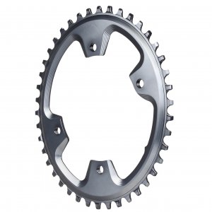 Absolute Black  4x110BCD Asym CX Oval Chainring