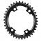 Absolute Black  4x110BCD Asym CX Oval Chainring