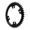 Absolute Black  4x110BCD Asym CX Oval Chainring